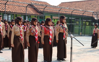 Pramuka Wajib MTs Negeri 2 Kota Cirebon Resmi Dibuka, Siapkan Generasi Mandiri dan Berkarakter